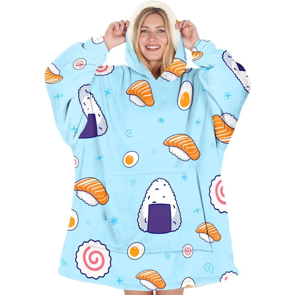 Sudadera con capucha Warmstorey para amantes del sushi, regalo para esposa y madre