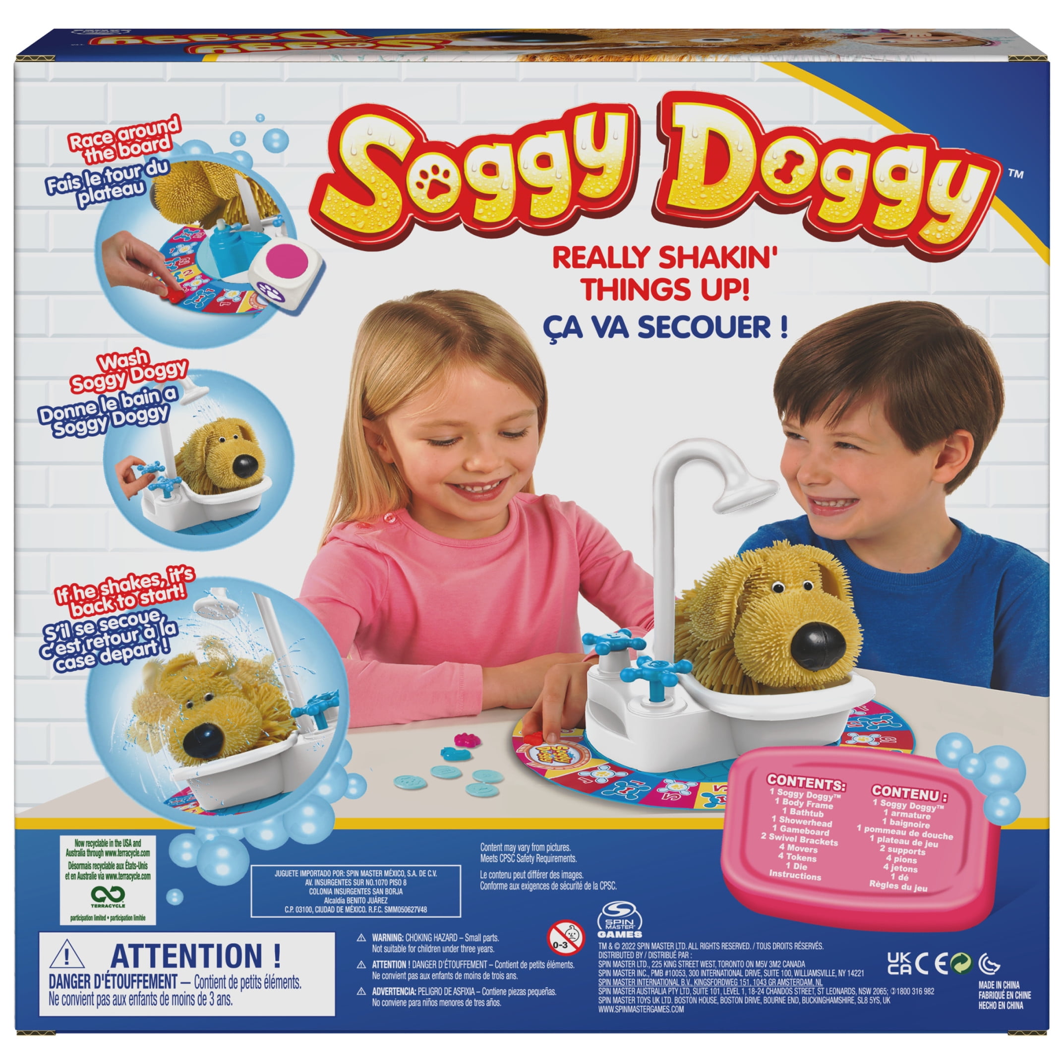 Soggy Doggy, Award-Winning Board Game , for Kids Ages 4 and up