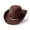 Coffee, variant on Conairie Unisex Fashion Wide Brim Cowboy Fedora Hat Retro Flat Brim Felt Outdoor Casual Jazz Cap Summer Sun Protection
