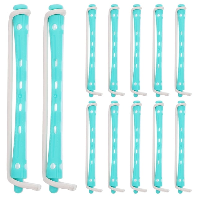 MOVTOTOP 24pcs Perm Rods Perm Rods Rods Curl Rods Curling Rod Perm Rods Curlers Perm Rollers Curl Rods Plastic Perm Rods Flexible Perm Rods Hair Rollers Hair Curler Hair Curling Tools for Women