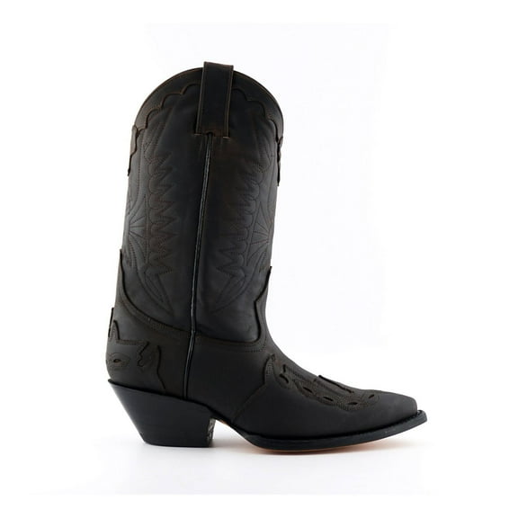 Grinders Unisex Brown Leather Cowboy Boots-Arizona HI