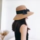 thumbnail image 2 of Sombrero de paja con circunferencia de 56-58 cm, sombrero con lazo, sombrero de protección solar, sombrero de verano, sombrero de playa con protección solar para mujer, parasol, sombrero, 2 of 5