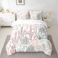 thumbnail image 2 of Homewish Cartoon Western Cactus Bedding Comforter Set 7 Pieces, Kawaii Autumn Pumpkin Full Bedding Set, Plant Botanical Reversible Fitted Sheet Flat Sheet, Breathable Home Decor, 2 of 7