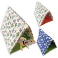 thumbnail image 1 of QINXIN Mini Lizard Tent Cactus Pattern Detachable Machine Washable Soft Comfortable Warm Cotton Nest Hamster Sleeping Bed, 1 of 7
