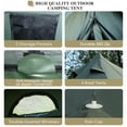 thumbnail image 5 of LVUYOYO 6 Person Camping Bell Tent with Zipped Removable Floor, 5 of 7