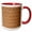 Red/White, variant on 3drose, Brick Wall Masonry Bricklayer, 15oz Mug