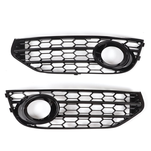 8K0807681J01C, Waterproof Front 1 Pair Fog Light Grille Cover Anti Scratch For Car