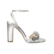 Badgley Mischka Alexa Soft White Satin