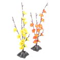 thumbnail image 2 of Shisuyan Decorative Sashimi Plate Decors Orange Resin 2Pcs 12.2x2.4in, 2 of 8