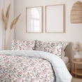 thumbnail image 2 of Ambesonne Japanese Down Alternative Quilt Comforter, Asian Underwater Koi Print, Twin, Off White and Burnt Sienna, 2 of 5