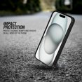 thumbnail image 3 of WIRESTER Shockproof Soft Rubber Cover Case for Apple iPhone 15 6.1" 2023 (NOT FIT Apple iPhone 15 Plus 6.7" 2023), Ghost Halloween, 3 of 5