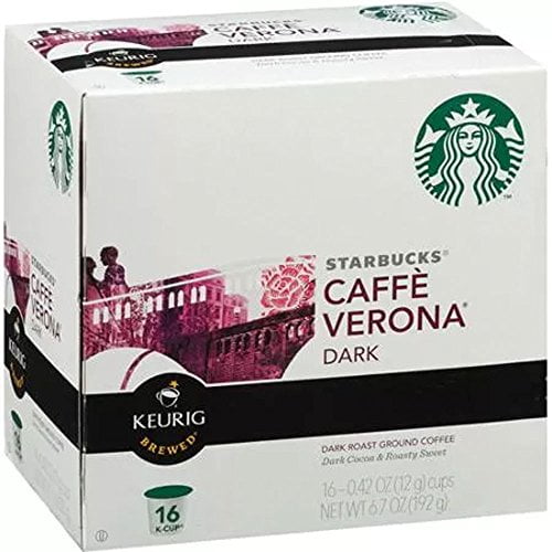 starbucks caffe verona decaf k cups