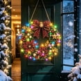 thumbnail image 5 of Christmas DIY Pearl Art Kit with LED String Lights, 9.84-Inch Acrylic Hanging Ornament Craft Set with Pearl Beads, Gems, Applicator Tools and Chain for Holiday Decorating, 5 of 7