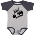 thumbnail image 3 of Inktastic This Kid Loves Bowling Boys or Girls Baby Bodysuit, 3 of 5