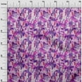 thumbnail image 2 of oneOone Cotton Silk Fabric Texture Watercolor Printed Fabric 1 Yard 42 Inch Wide, 2 of 4