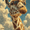 Giraffe, variant on New York City Split Effect Canvas Art, Modern Landmark Print, NY Theme Home Wall Decor