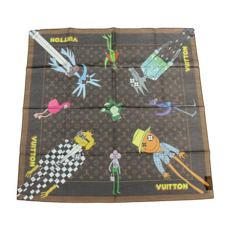 Louis Vuitton LV Collage Mask Cover and Bandana Set Multicolor in  Cotton/Silk - US