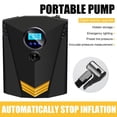 thumbnail image 2 of EIMELI Air Compressor Tire Inflator, Portable Air Pump for Car Tires 12V DC Auto Tire Pump with Digital Pressure Gauge, 150PSI with Emergency LED Light for Car, Bicycle and Other Inflatables, 2 of 9