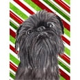 thumbnail image 1 of Brussels Griffon Candy Cane Christmas Flag Garden Size, 1 of 1