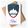 thumbnail image 1 of Slovenia National Emblem Country Welcome Back Greeting Cards Envelopes Blank, 1 of 3