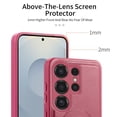 thumbnail image 4 of for Samsung Galaxy S25 Ultra Magnetic Phone Case with Wristband, Magnetic Case [Support Wireless Charging] PU Leather Hard PC Slim Shockproof Protective Cover for Samsung Galaxy S25 Ultra, Red, 4 of 6