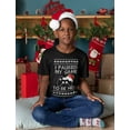 thumbnail image 4 of Tstars Boys I Paused My Game to Be Here Holiday Xmas Funny Christmas Gift Youth T Shirt, 4 of 4