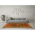 thumbnail image 3 of Ahgly Company Machine Washable Indoor Rectangle Persian Yellow Traditional Area Rugs, 3' x 5', 3 of 4