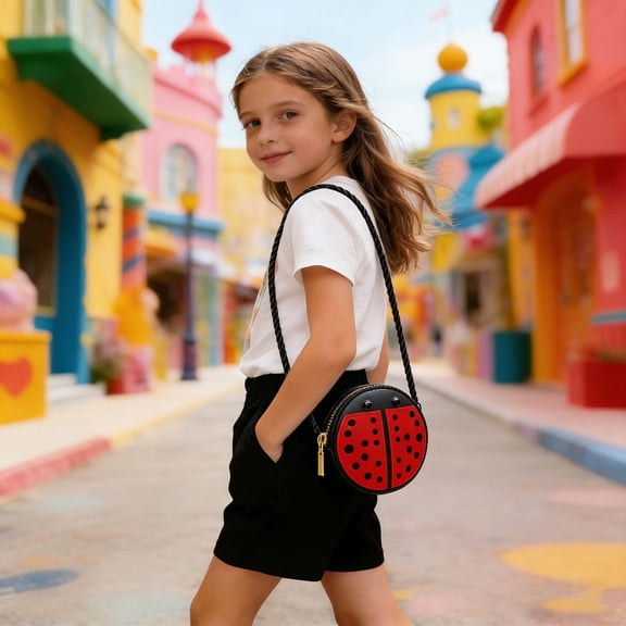 CAIXIA Women'S Crossbody Handbags Unisex Kids Cartoon Crossbody Messenger Bag, Cute Lightweight Shoulder Purse For Boys Girls Casual Daily Wear
