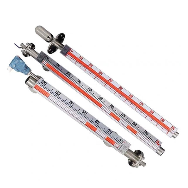 304 Stainless Steel Magnetic Flap Level Gauge 1M Magnetic Float Water Oil Level Meter ,Energy-Saving
