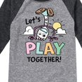 thumbnail image 3 of Toy Story 4 - Forky Lets Play Together - Toddler & Youth Raglan Graphic T-Shirt, 3 of 5