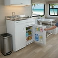 thumbnail image 3 of Avanti 36" Compact Miniature Kitchen, Stainless Steel Countertop, in White (CK3616), 3 of 12