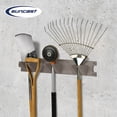 thumbnail image 4 of Suncast 2 Foot Wall Mount Long Handled Garden Tool Hanger Organizer (2 pack), 4 of 7
