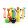 thumbnail image 3 of EeaseCA Creative Cartoon Animals Bowling Set Kids Hands-on Intellectual Development Toys, 3 of 4