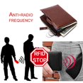 thumbnail image 2 of Portefeuille Antimagnétique pour Hommes Anti RFID Portefeuille à Fermeture Éclair Court en Cuir PU, 2 of 7