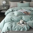 thumbnail image 4 of Zhuge Bed Sheets Set, Bedding Sheets Pillowcases Kit, Twin Bed Set, Hotel Bedding, Home Decor(Blue), 4 of 4