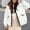 White, variant on Women's Sherpa Lined Fleece Puffer Jacket Long Sleeve Hooded Quilted Jacket Winter Warm Outwear M-2XL