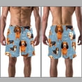 thumbnail image 3 of luoweisi Men's Beach Shorts Quick Dry Swim Trunks with Mesh Lining Dachshund XL, 3 of 5