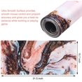 thumbnail image 2 of Desk Pad, Office Desk Mat 31.5" ×15.7" Extended Large Gaming Durable Computer Water Resistant Writing Pads with Non-Slip Rubber Base for Home Office (White&Gold Marble), 2 of 7