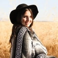 thumbnail image 5 of Mantas mexicanas artesanales, manta de sarape tejida a mano, ideal para playa, camping, picnic, al aire libre, estilo bohemio., 5 of 5