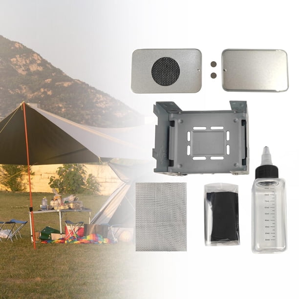 Alcohol Calentador Almacenamiento Acero Inoxidable para Camping C Macarena Estufa de alcohol