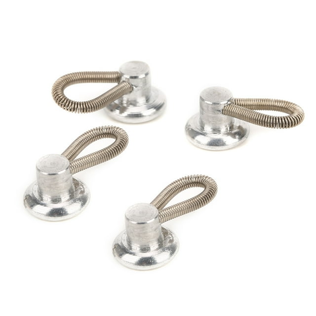 10 Uds botón extendido ajustable aleación de plata DIY bolsa ropa sujetador Decoración