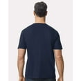 thumbnail image 4 of Gildan Men’s Softstyle Lightweight T-Shirt, Short Sleeve Crew Neck Blank Tee, Navy, S-3XL, 6-Pack, 4 of 5