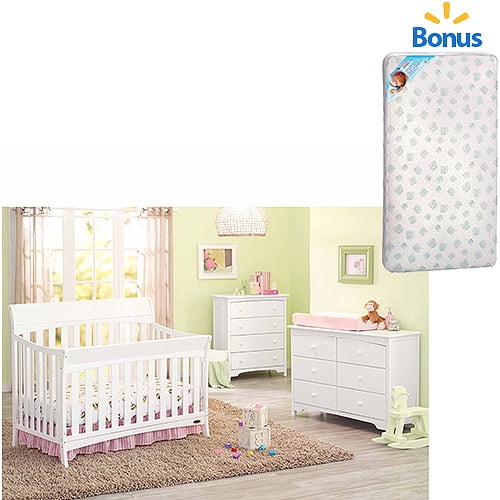 Graco Rory 5 In 1 Convertible Fixed Side Crib And 4 Drawer Dresser