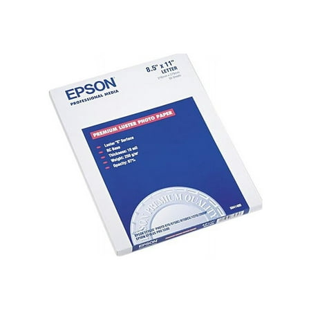 UPC: 0010343832343 | Epson S041405 Ultra Premium Photo Paper  64 lbs.  Luster  8-1/2 x 11  50 Sheets/Pack