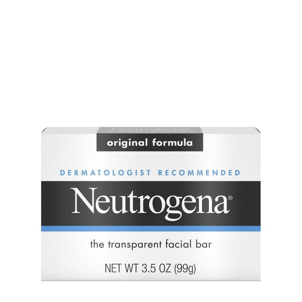 Neutrogena Facial Cleansing Bar Facial Cleanser, All Skin Types, 3.5 oz