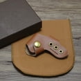 thumbnail image 3 of Motorcycle Gear Lever Cushion Protector Motorcycle Shoe PU Leather Boot Protector（light brown), 3 of 4