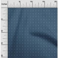 thumbnail image 1 of oneOone Georgette Viscose Navy Blue Fabric Geometric Block Sewing Material Print Fabric By The Yard 42 Inch Wide, 1 of 1