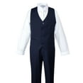 thumbnail image 3 of Spring Notion Big Boys' Two Button Suit, Navy, 3 of 4