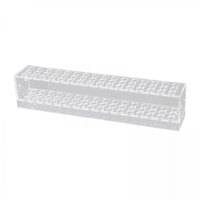 2 Soportes Transparentes Para Bolígrafo, Múltiples Ranuras, Simples Para Marcadores, Brochas De Maquillaje, Baño, 1 Capa, 48 Agujeros