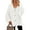 White, variant on PRETTYGARDEN Fall Chunky Cardigan Sweaters for Women Button Long Lantern Sleeve Knit Oversized Sweater Coats with Pocket
